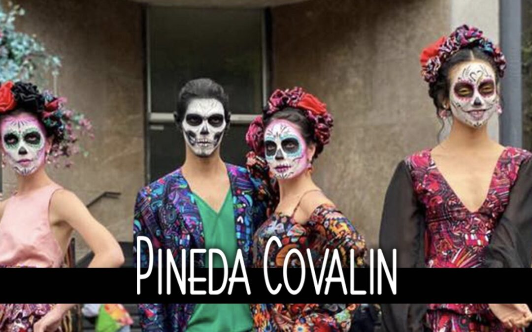 Maquillaje y Peinado para Pineda Covalin, Desfile de Día de Muertos