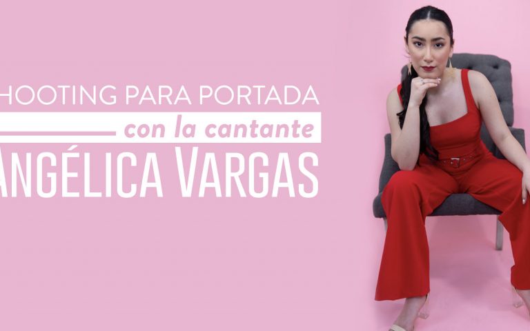 Shooting para portada con la cantante Angélica Vargas