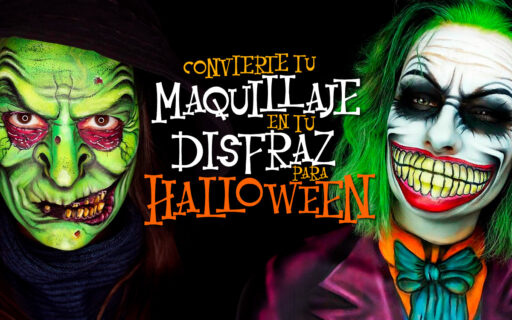 ¡CONVIERTE TU MAQUILLAJE EN TU DISFRAZ PARA HALLOWEEN!