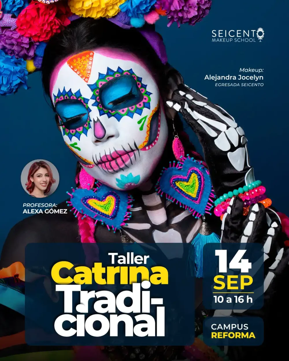 TALLER CATRINA TRADICIONAL | CAMPUS REFORMA | 14 DE SEPTIEMBRE