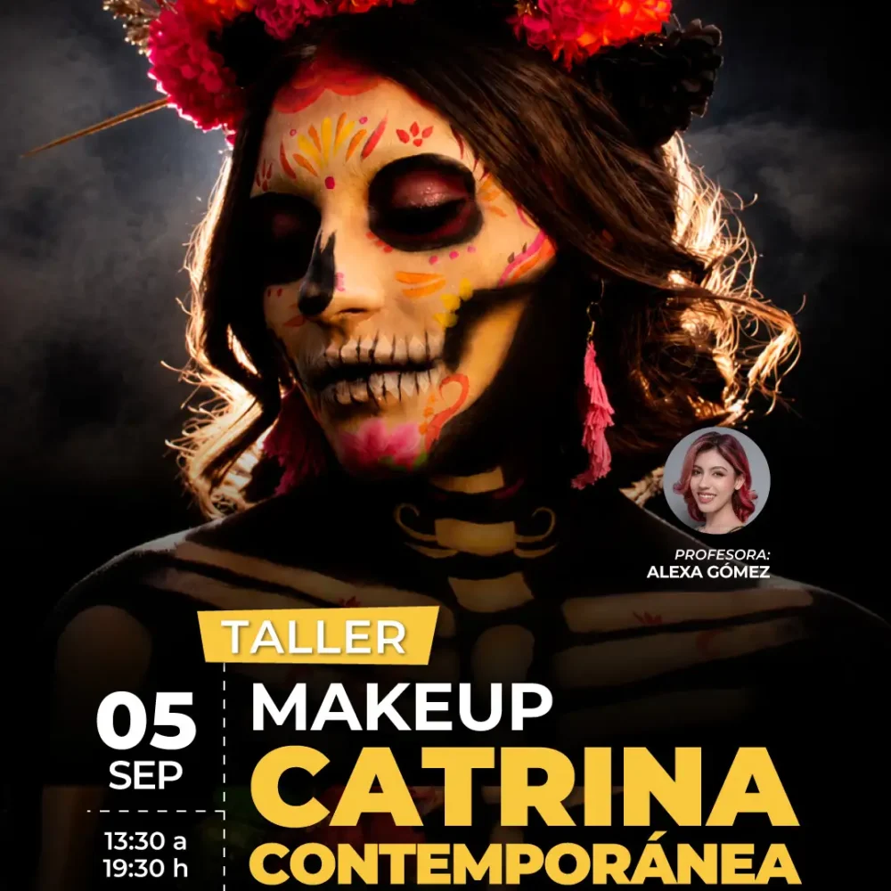 TALLER MAKEUP CATRINA CONTEMPORÁNEA