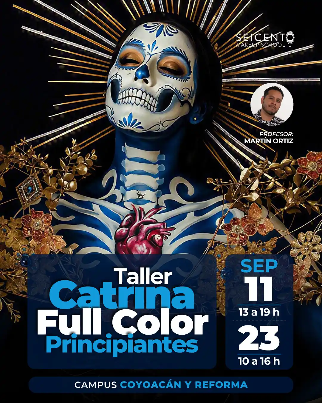 TALLER CATRINA FULL COLOR PRINCIPIANTES | CAMPUS REFORMA