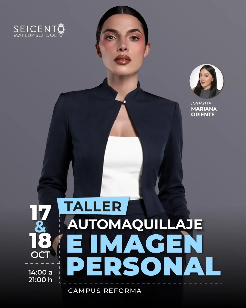 TALLER AUTOMAQUILLAJE E IMAGEN PERSONAL 17 y 18 DE OCTUBRE