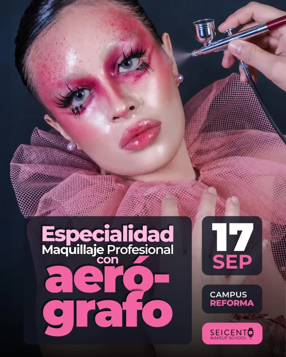 ESPECIALIDAD MAQUILLAJE CON AERÓGRAFO