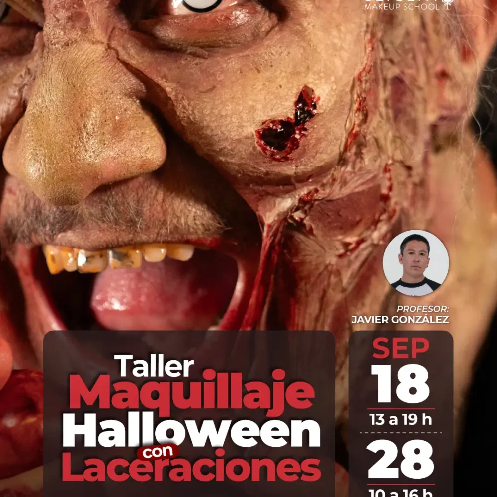 TALLER MAQUILLAJE HALLOWEEN CON LACERACIONES | CAMPUS REFORMA | CAMPUS COYOACÁN