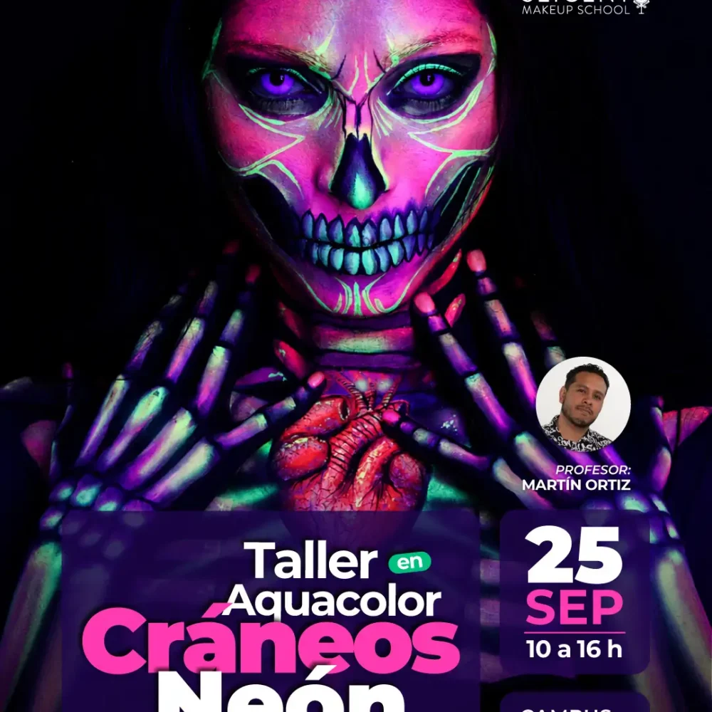 TALLER AQUACOLOR CRÁNEOS NEÓN | CAMPUS REFORMA